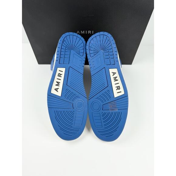 Size 44EU/11US - Amiri Skel Top High Top White Blue NEW! main image 9